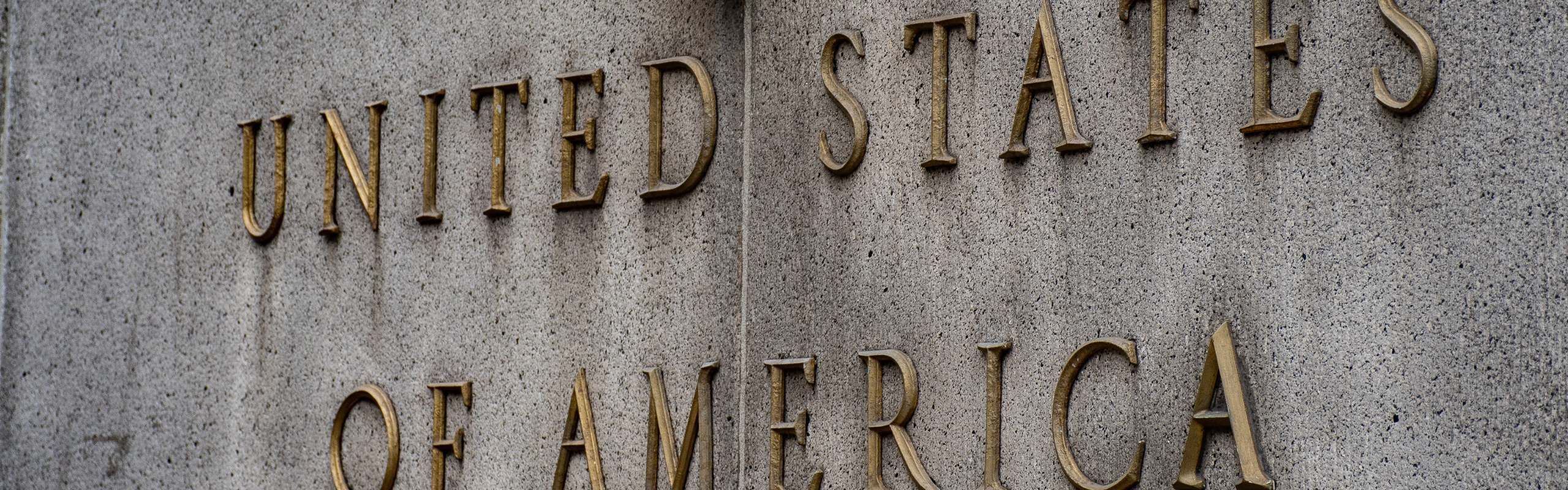 United States of America sign