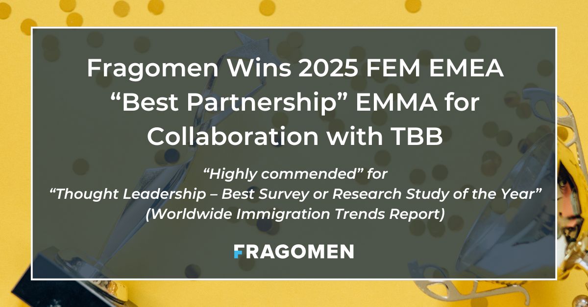 Fragomen Wins 2025 FEM EMEA Best Partnership EMMA For Collaboration 