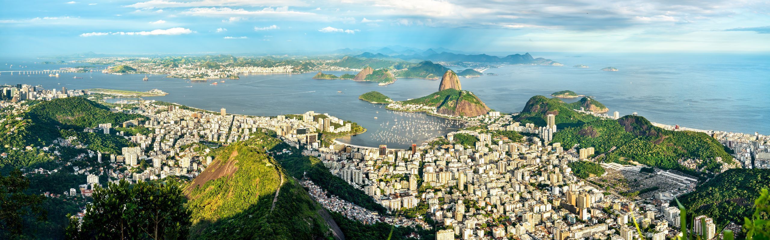 Image of an aerial view of Brazil
