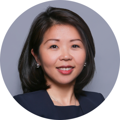 Porthole headshot image of Fragomen Shanghai Partner Becky Xia