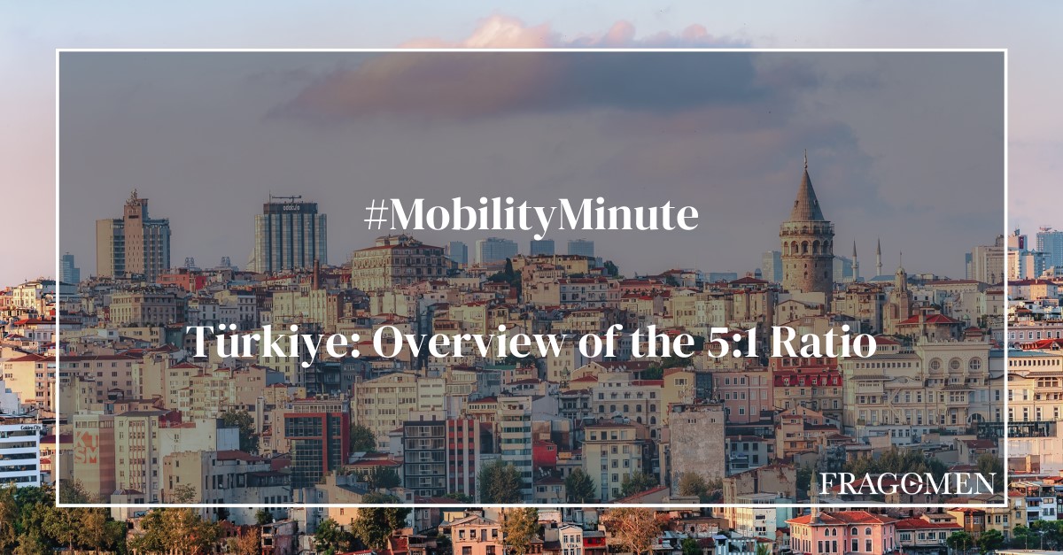 Türkiye: Overview of the 5:1 Ratio | #MobilityMinute