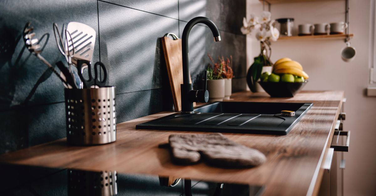 Kitchen Utensils and Stovetop