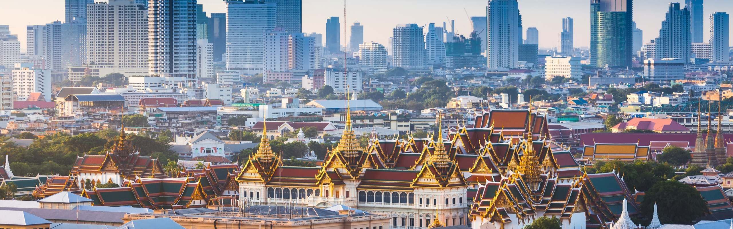 View of the city of Bangkok, Thailand