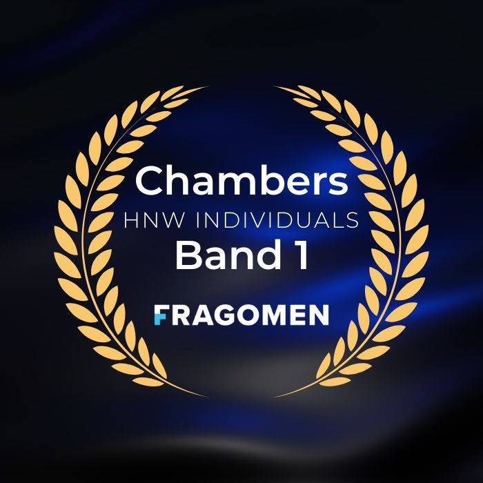 Fragomen Ranks as Band 1 in Chambers and Partners High Net Worth Legal Guide 2025