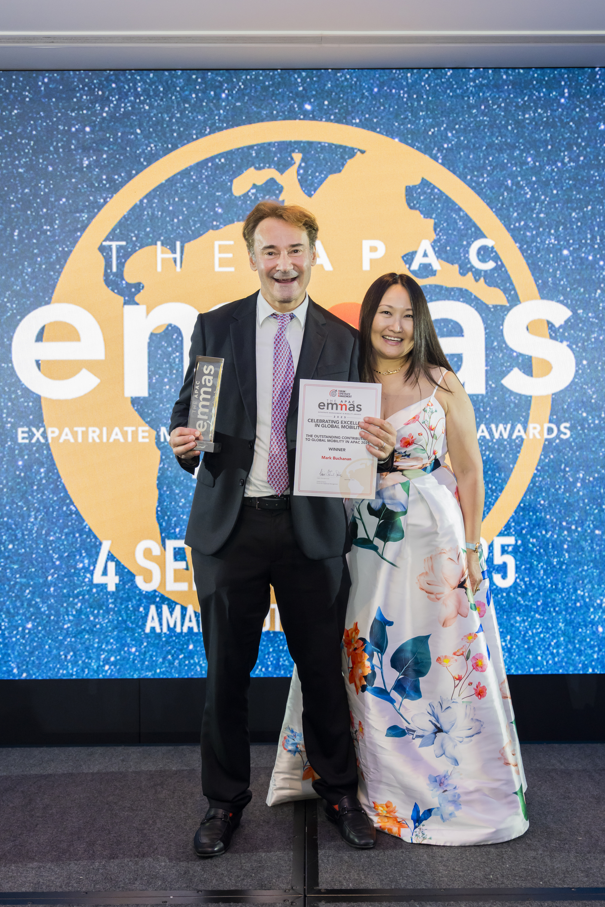 Fragomen and Regional Partner for the Asia Pacific Mark Buchanan Named 2025 FEM APAC EMMAs Winners