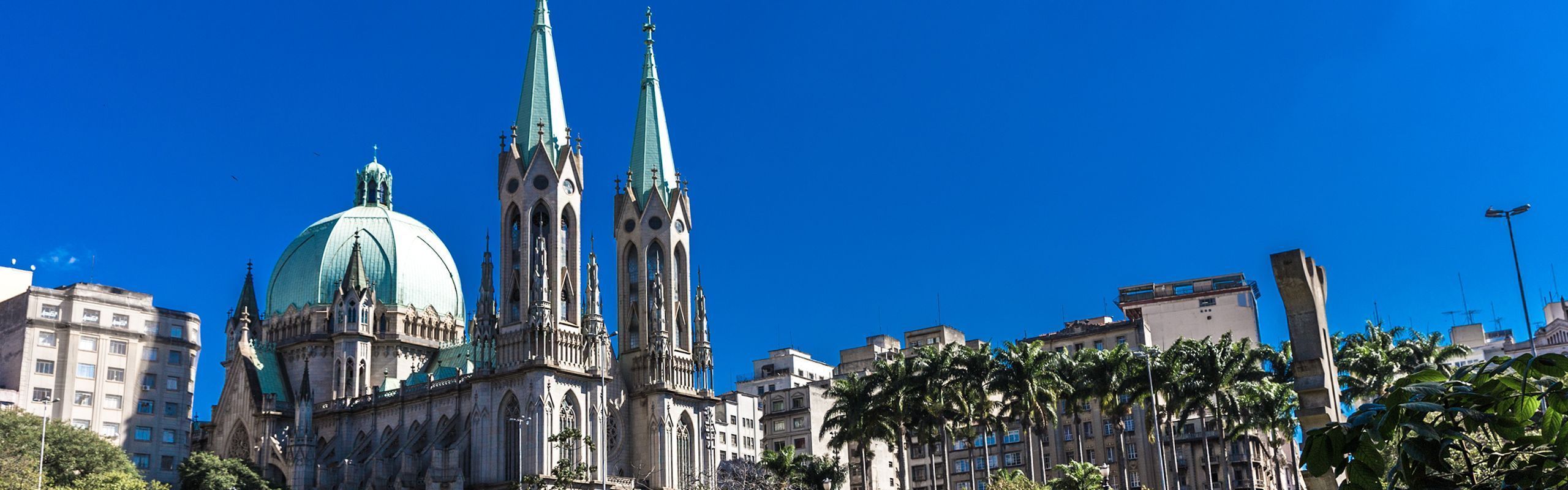 Image of Sé Cathedral in Sao Paulo, Brazil